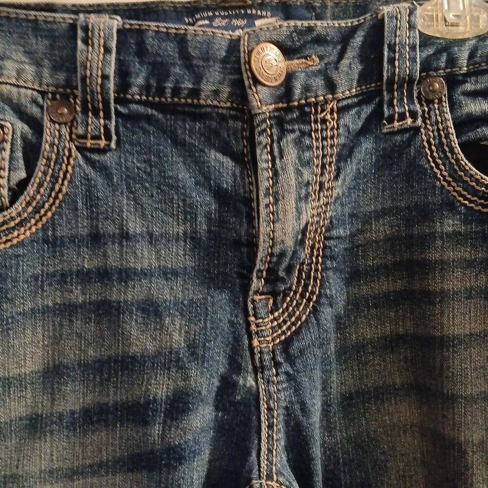 Seven 7 Mens Straight Jeans Premium Denim Blue size 32 W X 30 L 26 Inseam